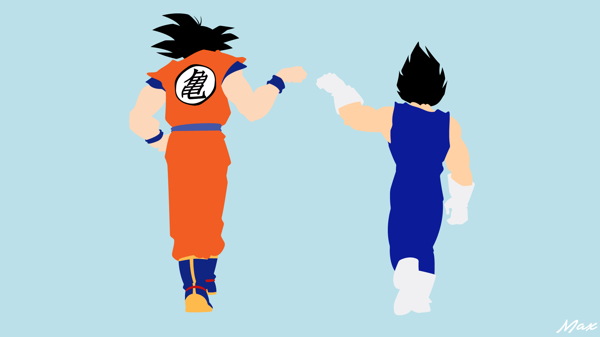 Goku and Vegeta Wallpaper.png