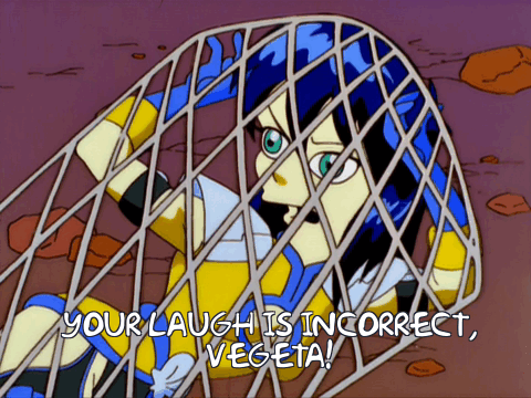Vegeta your laugh is incorrect.gif