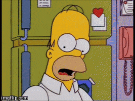 homer simpson drool GIF