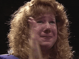 wrestlemania vii crying GIF by WWE