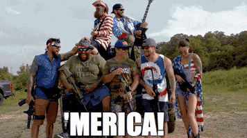 Independence Day Reaction GIF by Black Rifle Coffee Company